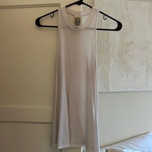 White ribbed tank top